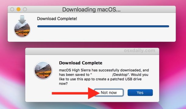 Download and install macos high sierra 10.13